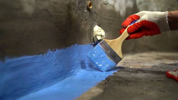 Commercial Waterproofing project at a Vineland, NJ business property by SJ Waterproofing Pros